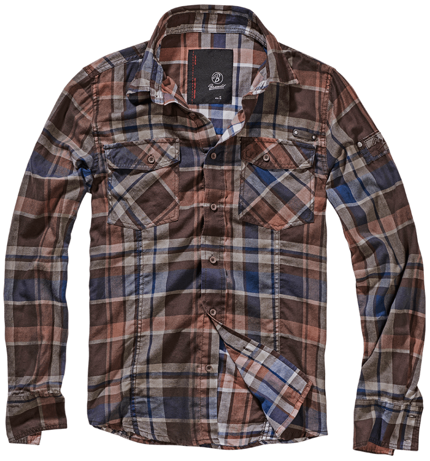 Рубашка Checkshirt Cotton Crashed Brandit