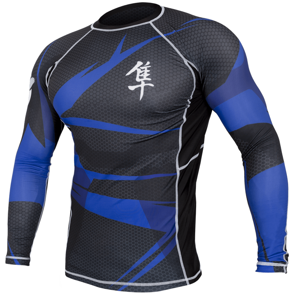 Рашгард Hayabusa Metaru Black/Blue L/S