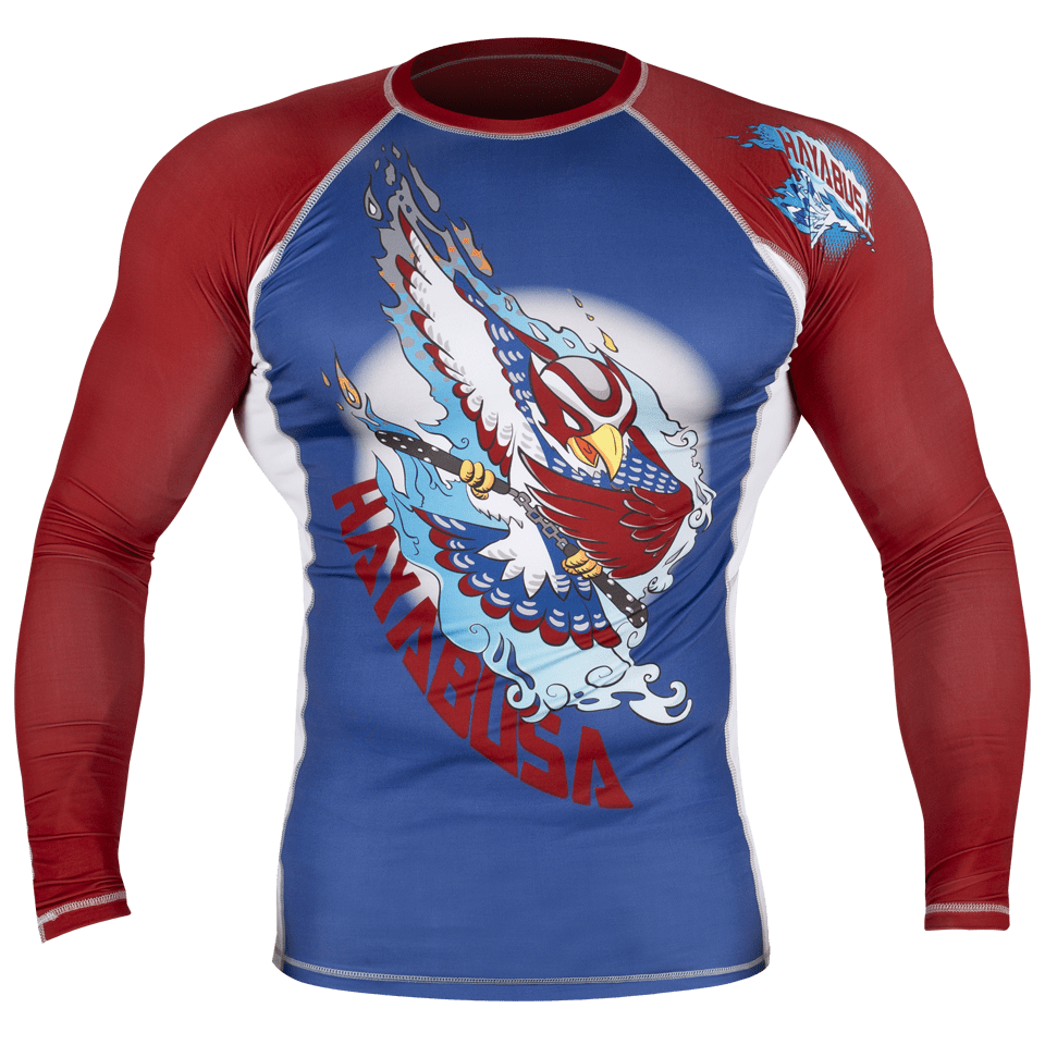 Рашгард Hayabusa Ninja Falcon Blue/Red L/S