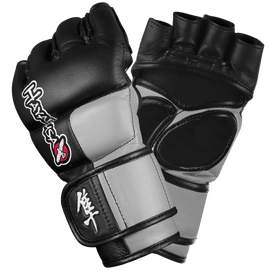  Перчатки ММА Hayabusa Tokushu 4oz MMA Gloves Black/Slate Grey, фото 1 