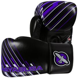 Перчатки боксерские Hayabusa Ikusa Charged 10oz Black/Purple, фото 1 