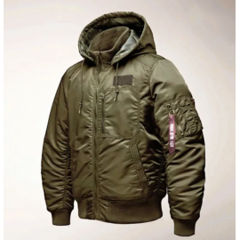  Бомбер  мужской MA-1 HOODED Alpha Industries, фото 2 