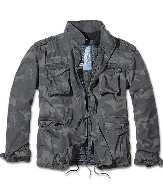  Куртка M65 с подстёжкой Giant  Brandit dark camo, фото 2 