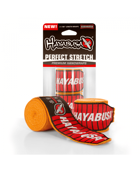  Бинты боксерские Hayabusa Perfect Stretch 2 Handwraps Orange, фото 1 