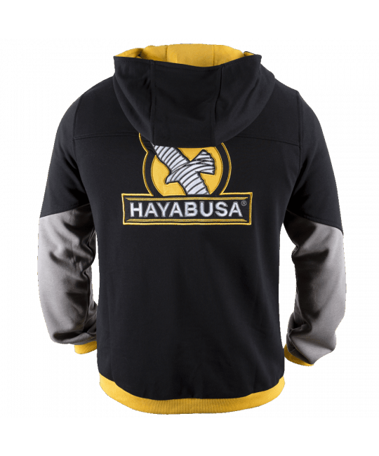  Олимпийка Hayabusa Wingback Hoodie Black/Grey/Yellow, фото 6 
