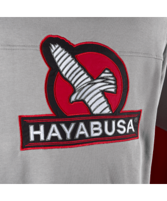  Олимпийка Hayabusa Wingback Hoodie Grey/Red, фото 7 
