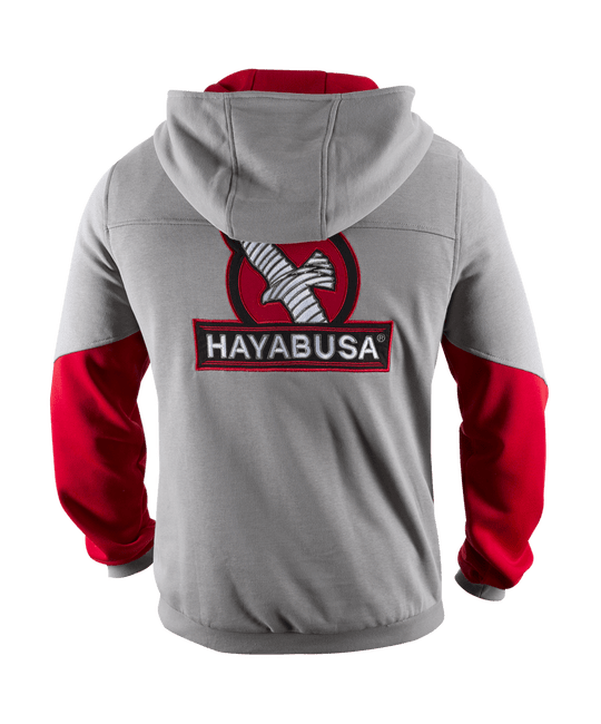  Олимпийка Hayabusa Wingback Hoodie Grey/Red, фото 6 