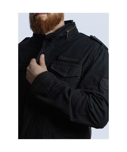  Мужская хлопковая куртка Jaeger черная Foersverd, фото 10 