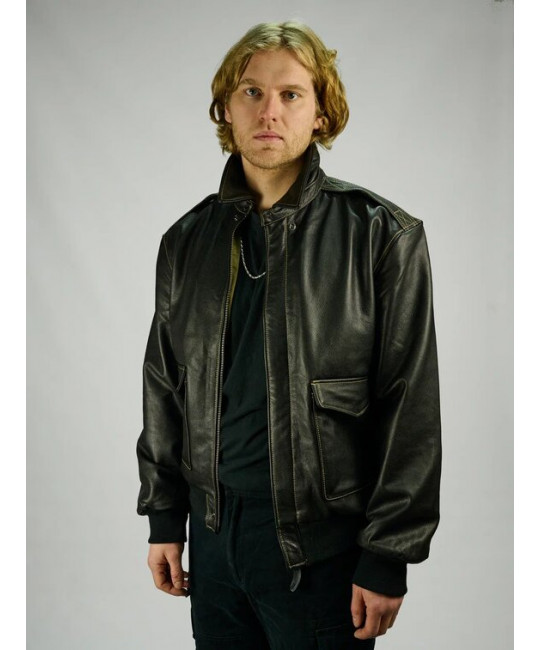  Летная кожаная куртка A-2  Corsair Foersverd, фото 3 