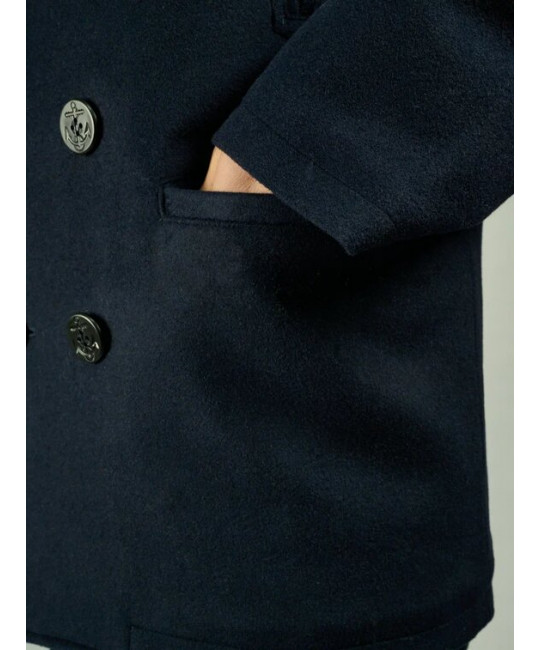  Морской бушлат Peacoat (Long)синий Foersverd, фото 5 