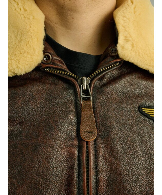  Мужской кожаный пилот Red Tornado Foersverd, фото 10 