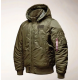  Бомбер  мужской MA-1 HOODED Alpha Industries, фото 6 